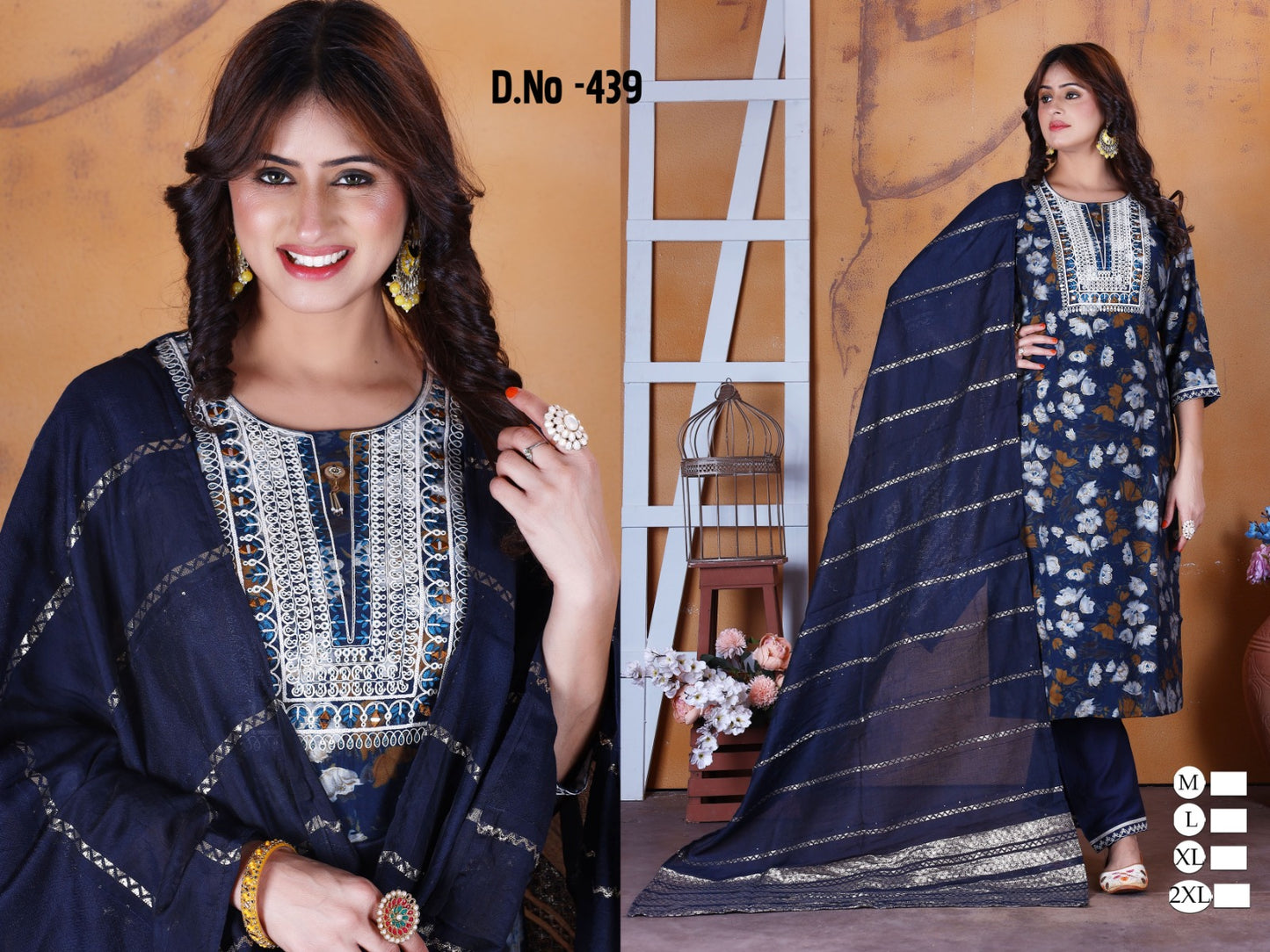 439-440 Ladli Modal Readymade Pant Style Suits