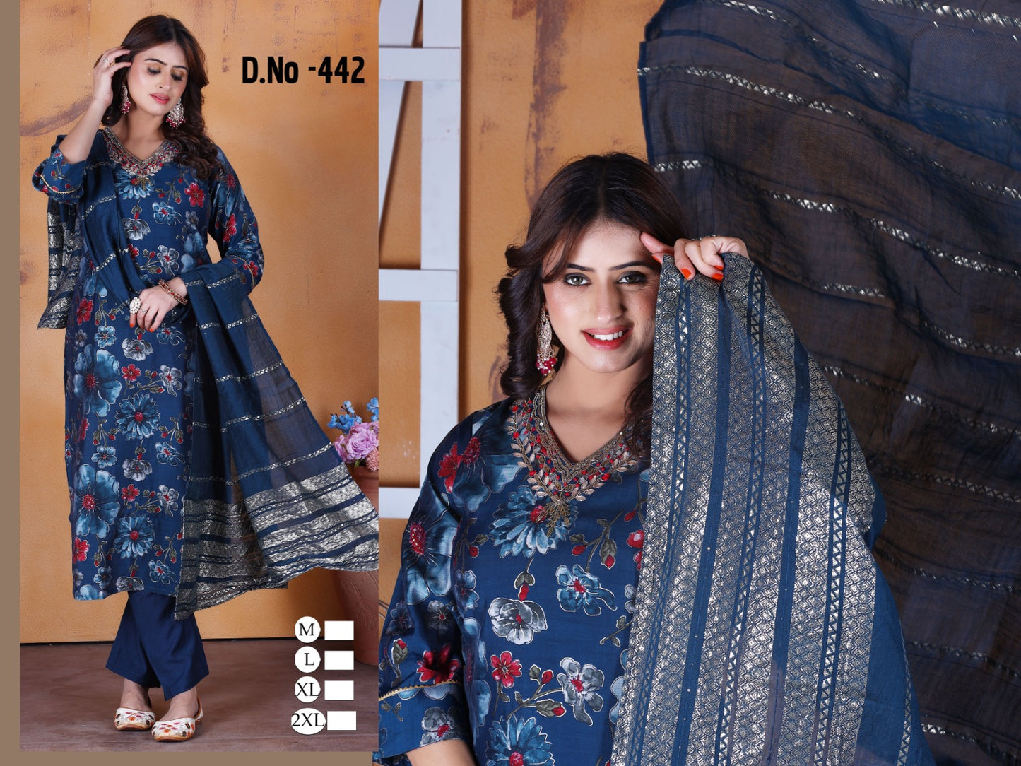 441-442 Ladli Modal Readymade Pant Style Suits
