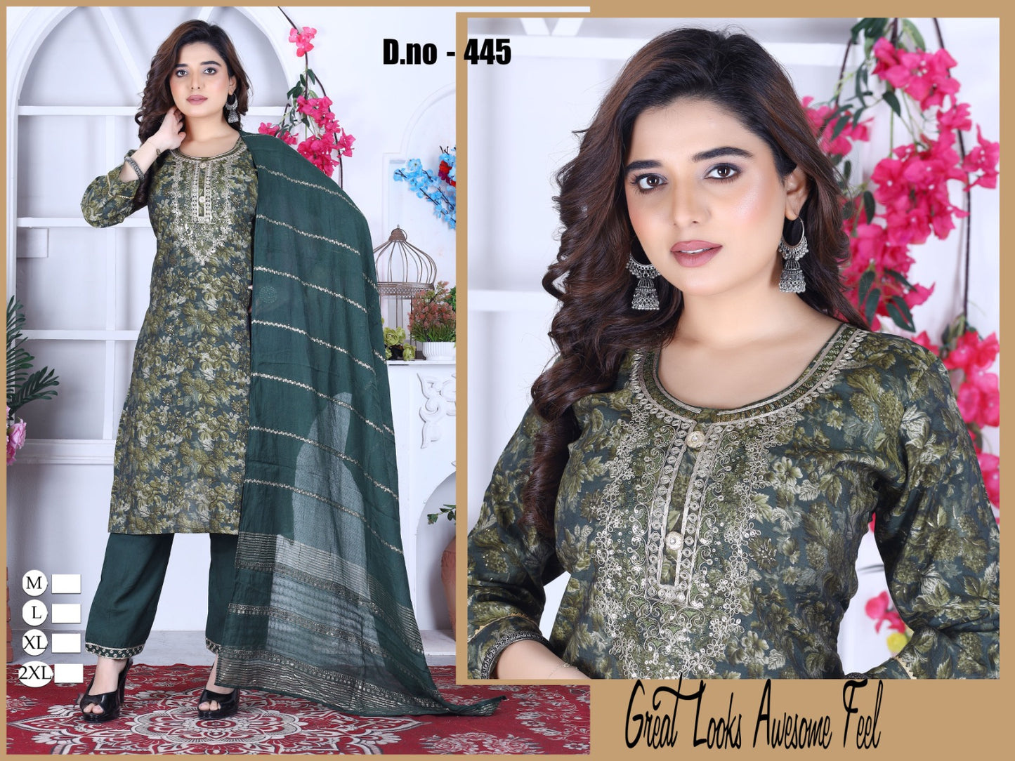 445-448 Ladli Modal Readymade Pant Style Suits
