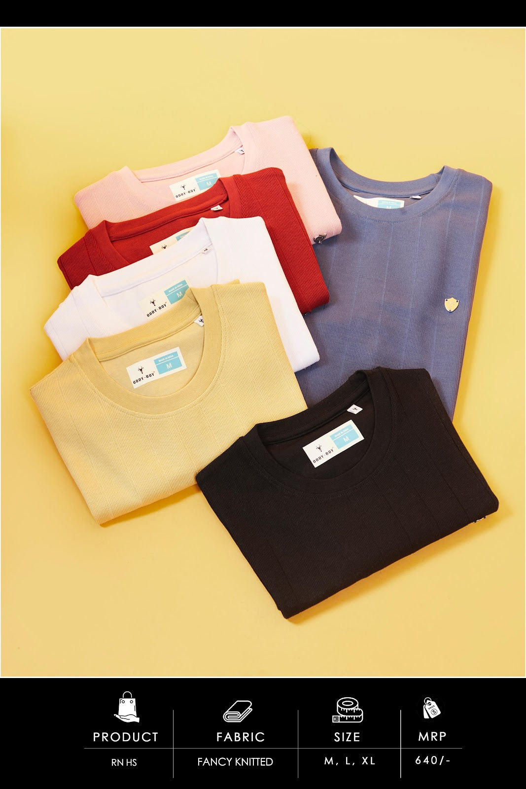 455 Oddy Boy Knit Mens Tshirts