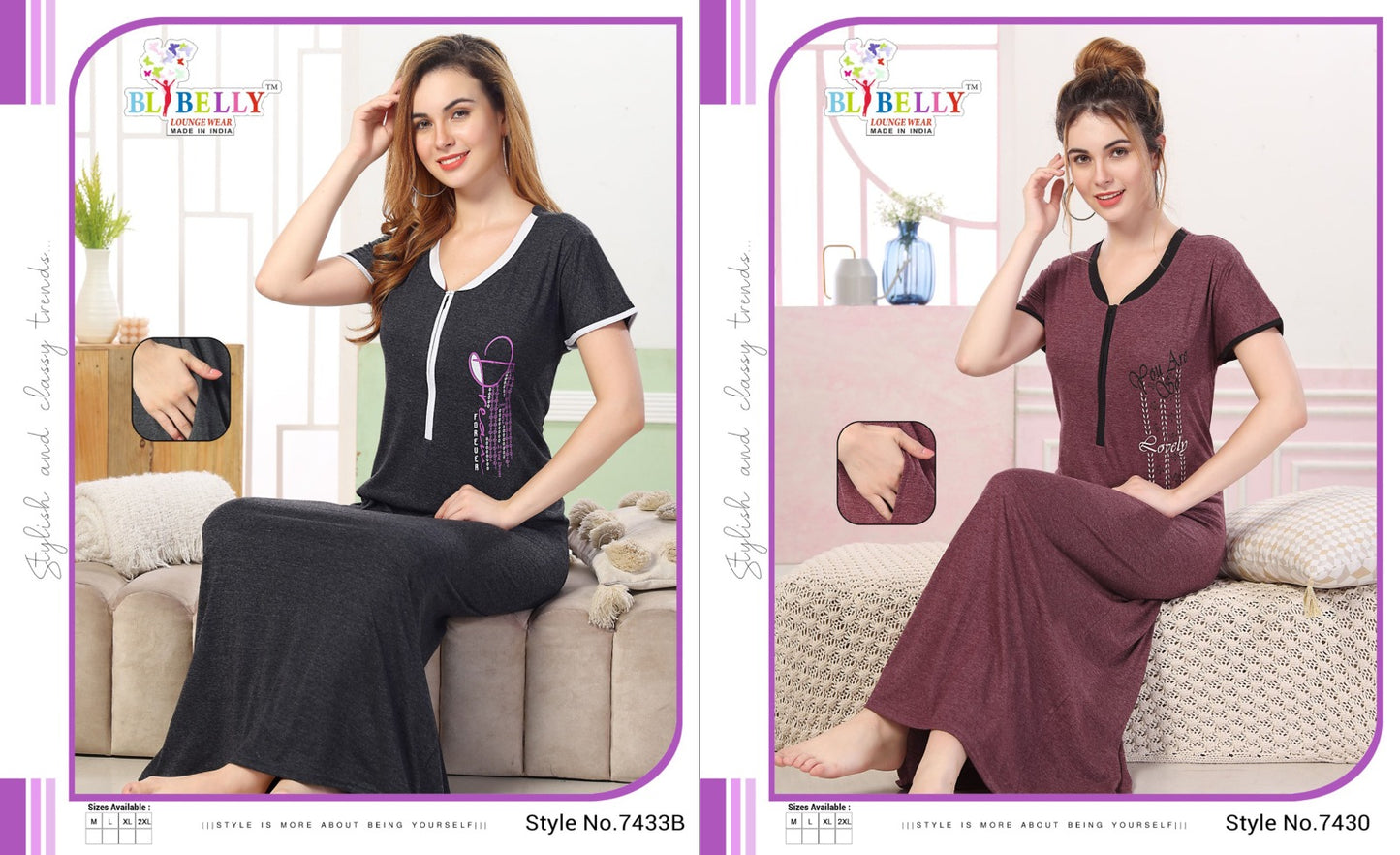 495 Belly Sinker Night Gowns