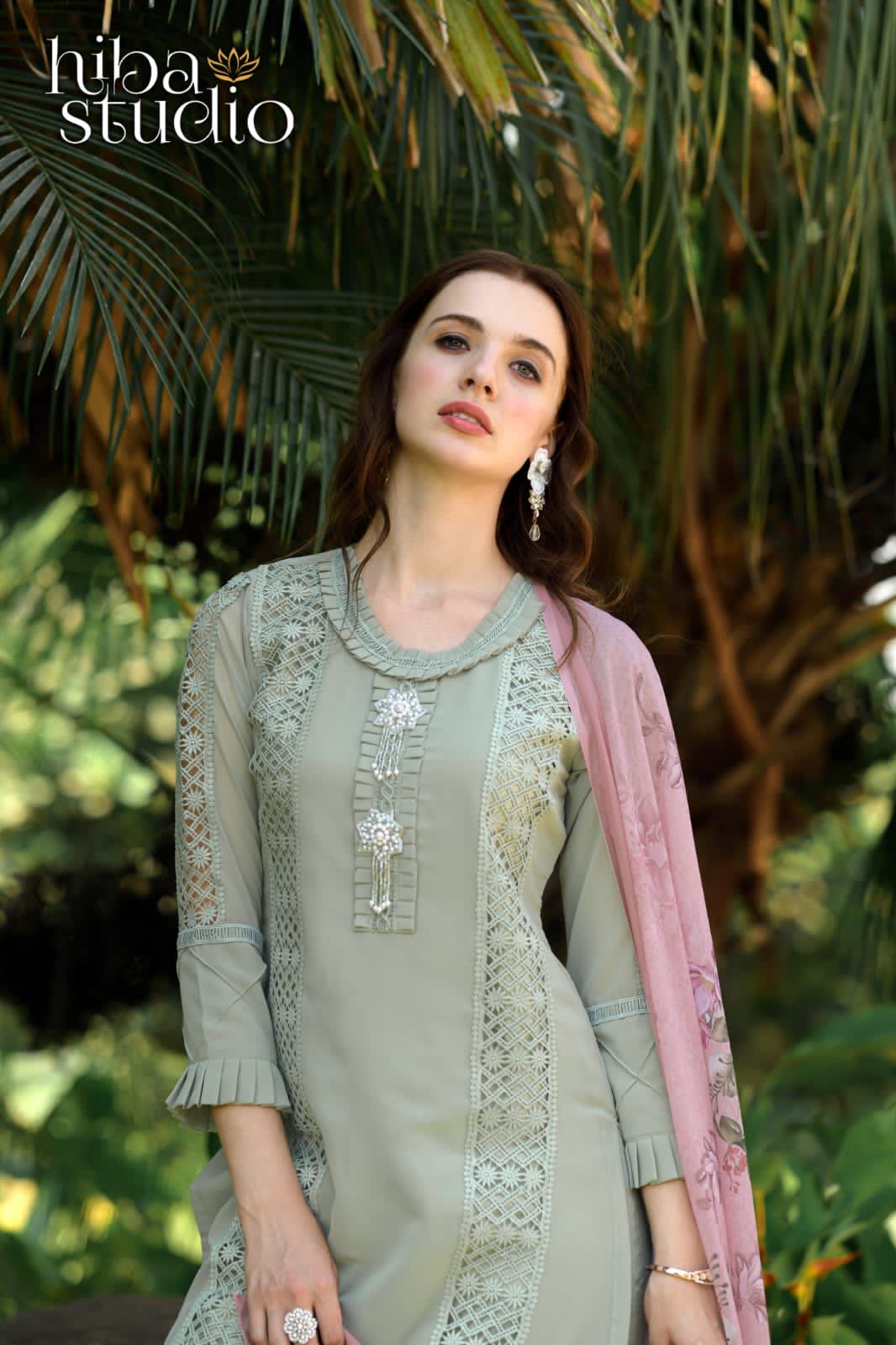 50 Hiba Studio Fox Georgette Pakistani Readymade Suits