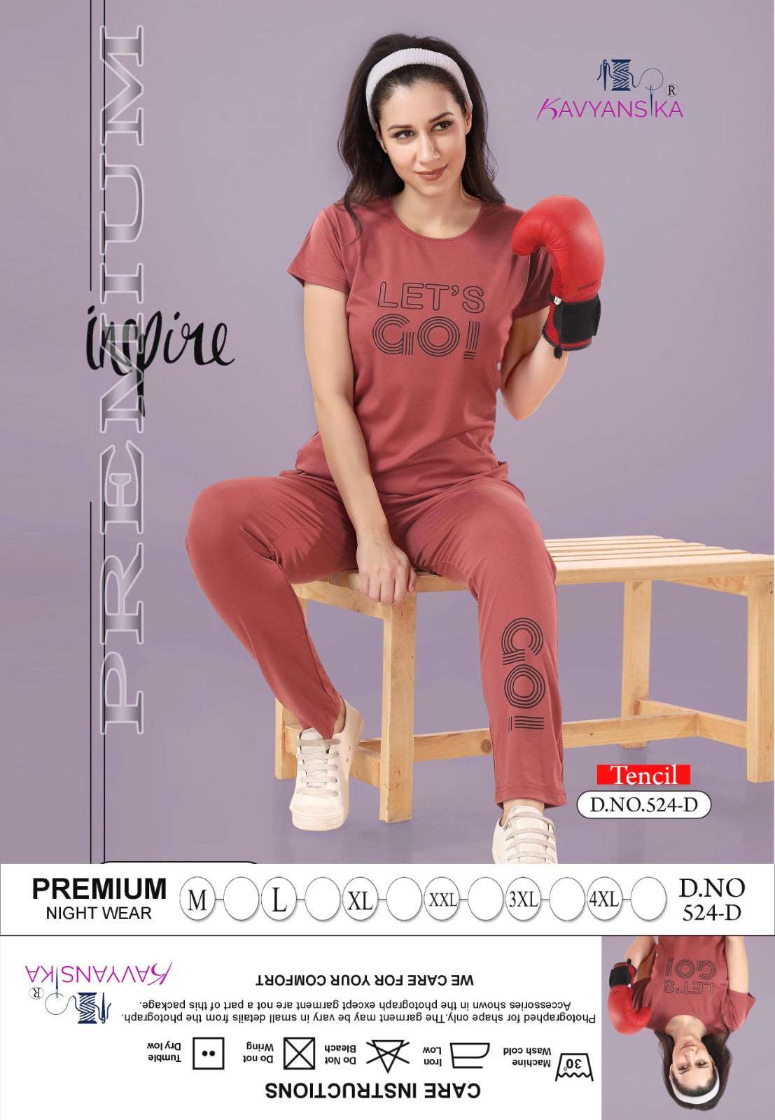 524 Kavyansika Tencil Pyjama Night Suits