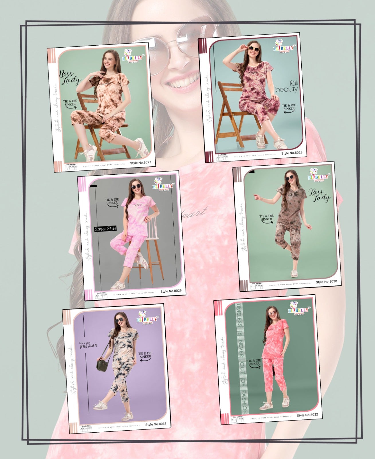 528 Belly Hosiery Sinker Capri Night Suits