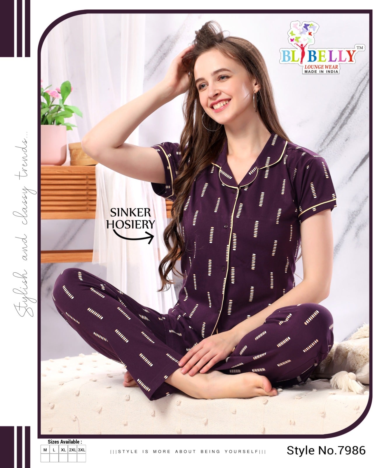530 Belly Sinker Collar Night Suits