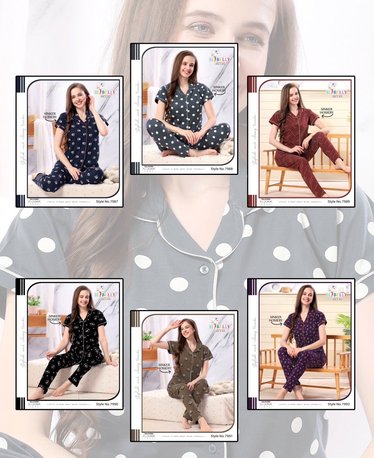 531 Belly Sinker Collar Night Suits