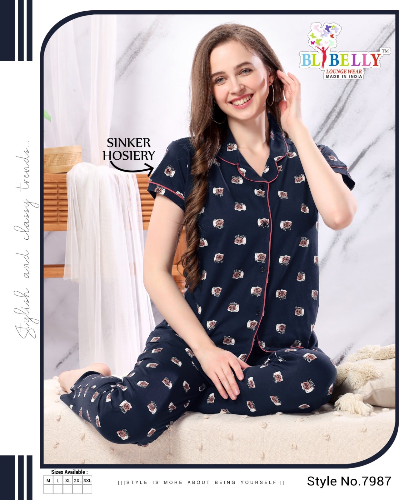 531 Belly Sinker Collar Night Suits