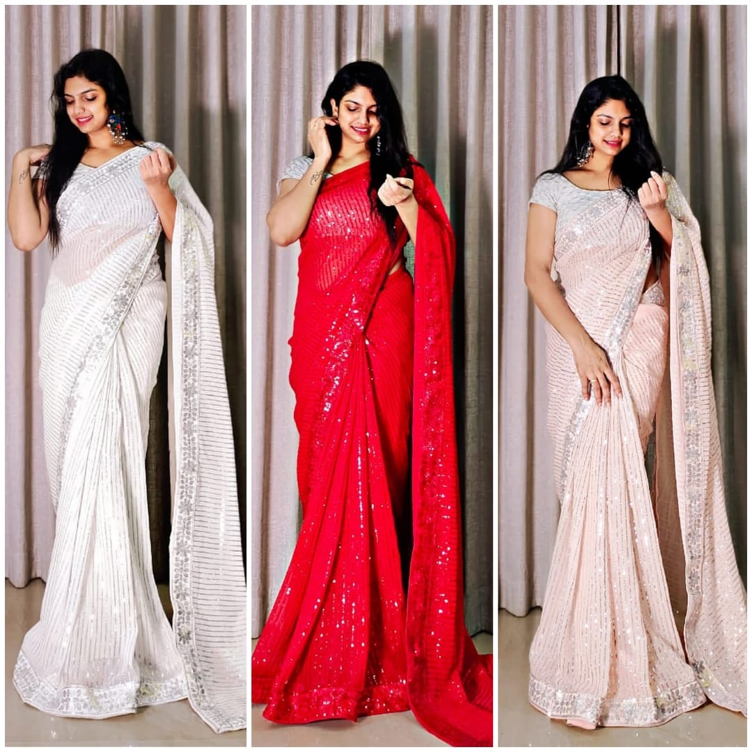 590 Jr Georgette Sarees