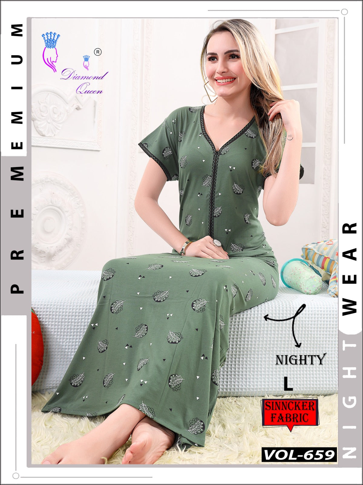 659 Diamond Queen Sinker Night Gowns