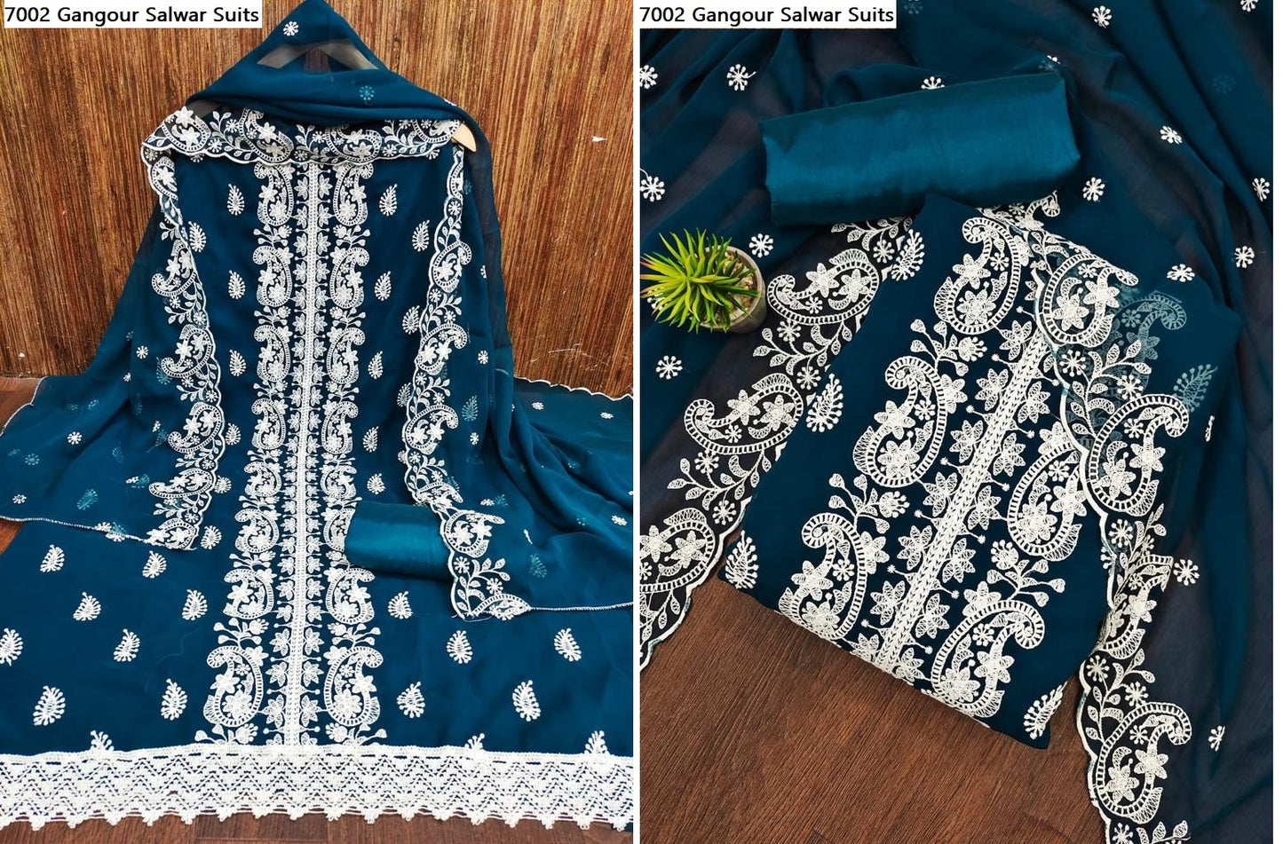 7002 Gangour Georgette Salwar Suits