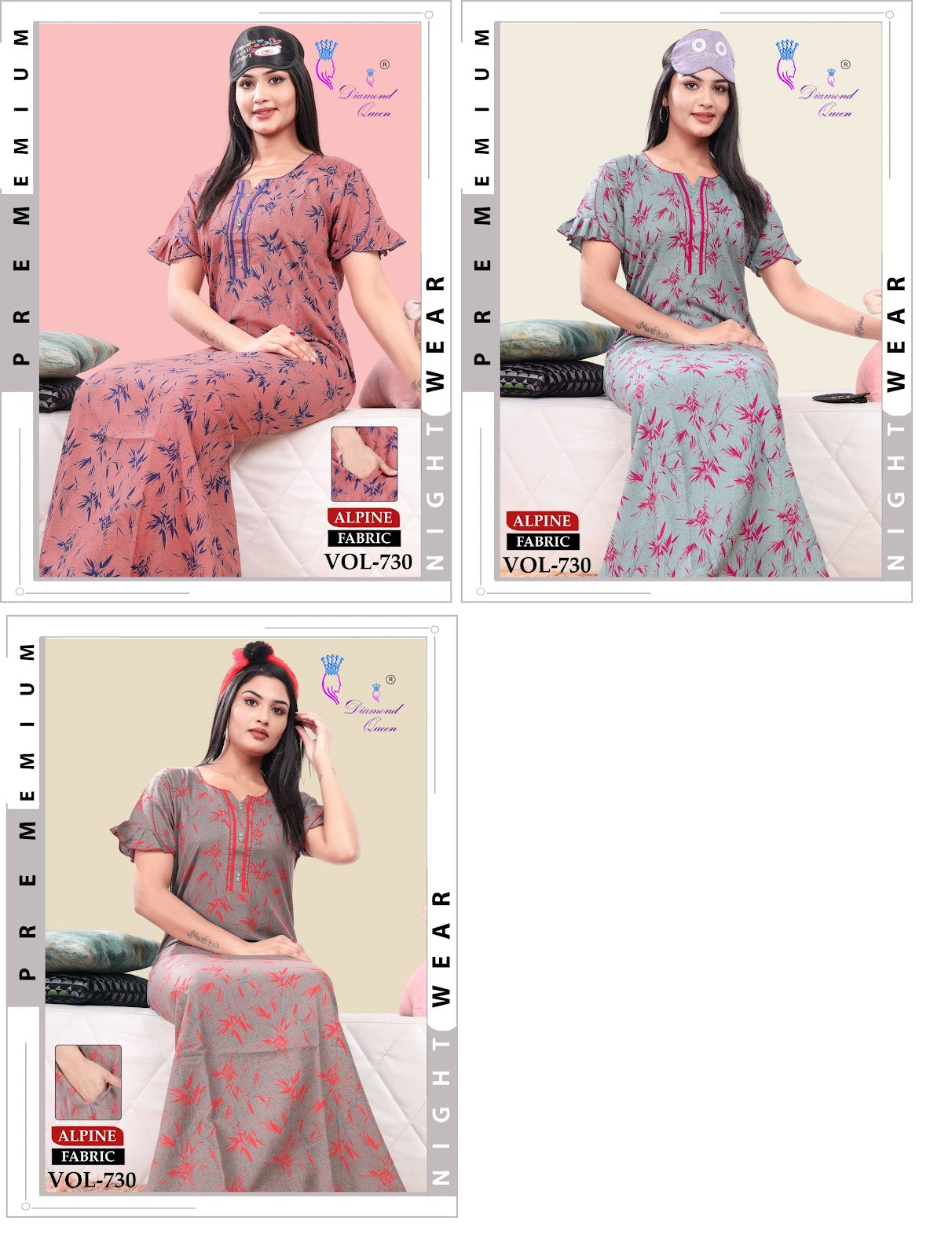 730 Diamond Queen Alpine Night Gowns