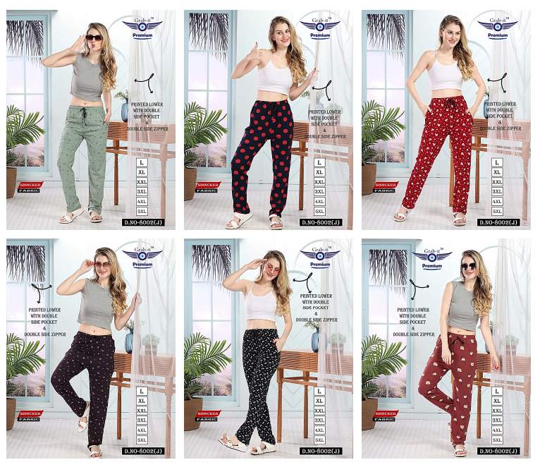 8002 J Grab It Sinker Women Night Lower