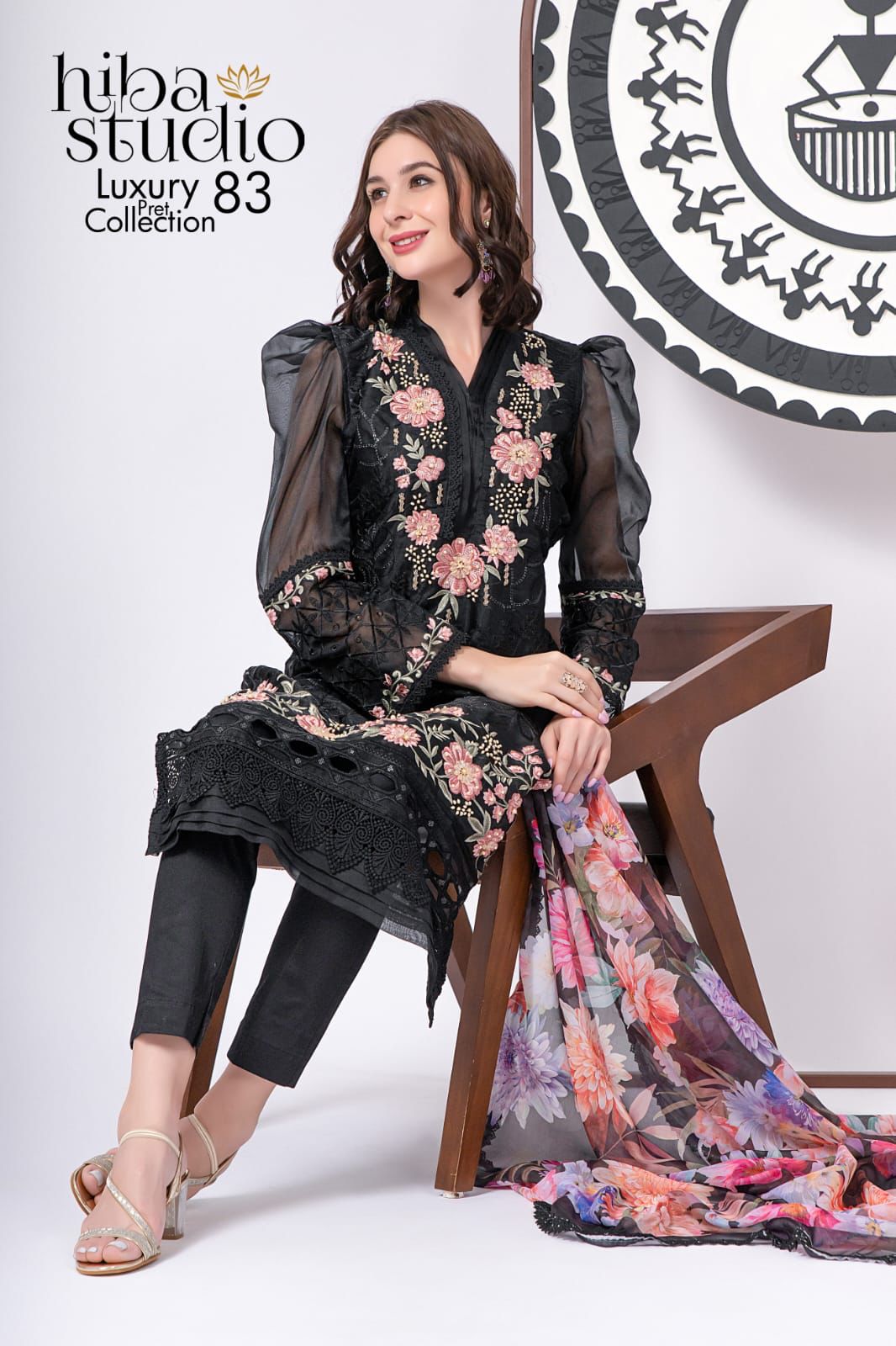 83 Hiba Studio Organza Pakistani Readymade Suits