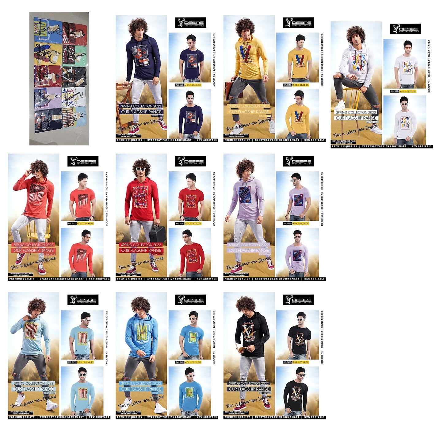 1008 Desire Cotton Mens Tshirts