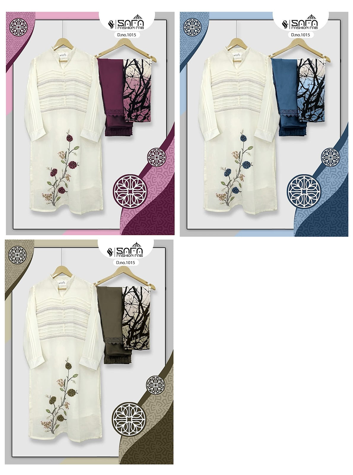 1015 Safa Fashion Fab Georgette Pakistani Readymade Suits