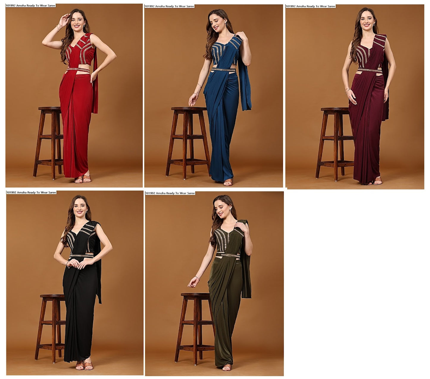 101992 Amoha Imported Ready To Wear Saree