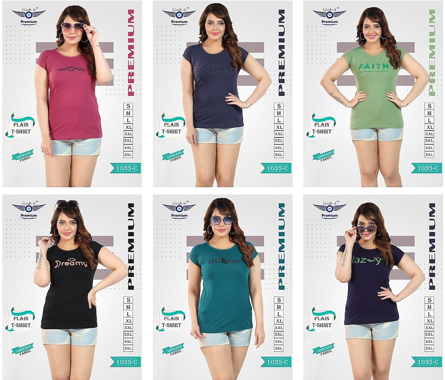 1035-C Grab It Sinker Women Tshirt