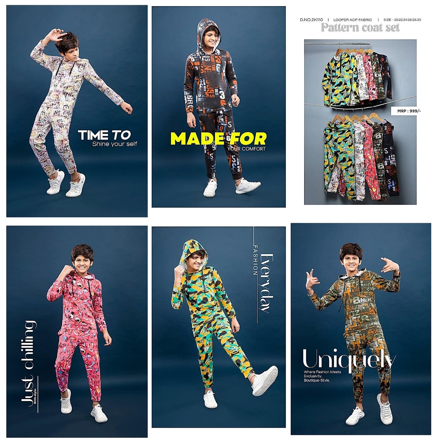 110 2K Looper Boys Co Ord Set