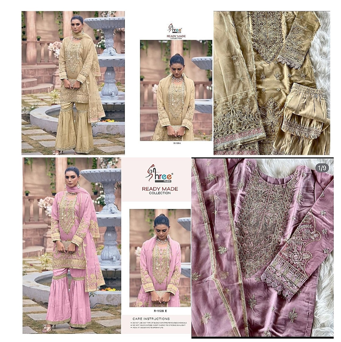 1128 Shree Fabs Organza Pakistani Readymade Suits