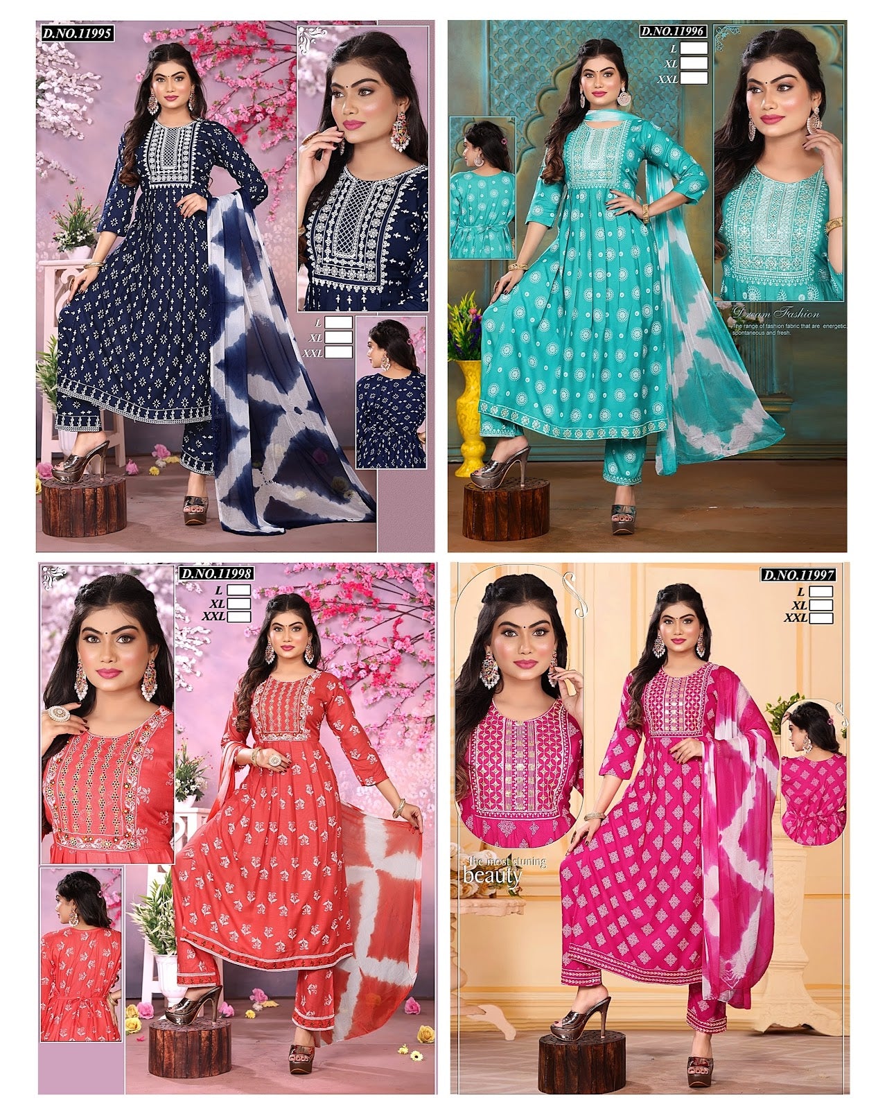 119920 Kh Rayon Readymade Pant Style Suits