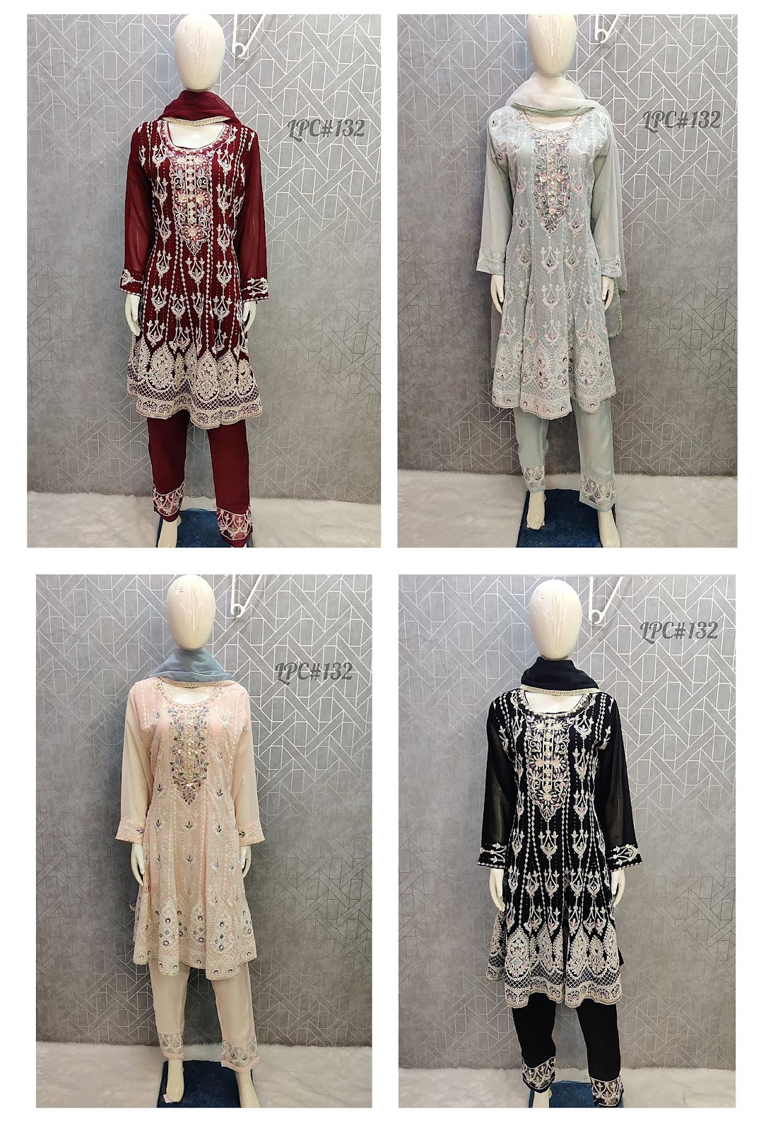 132 Maryams Georgette Pakistani Readymade Suits
