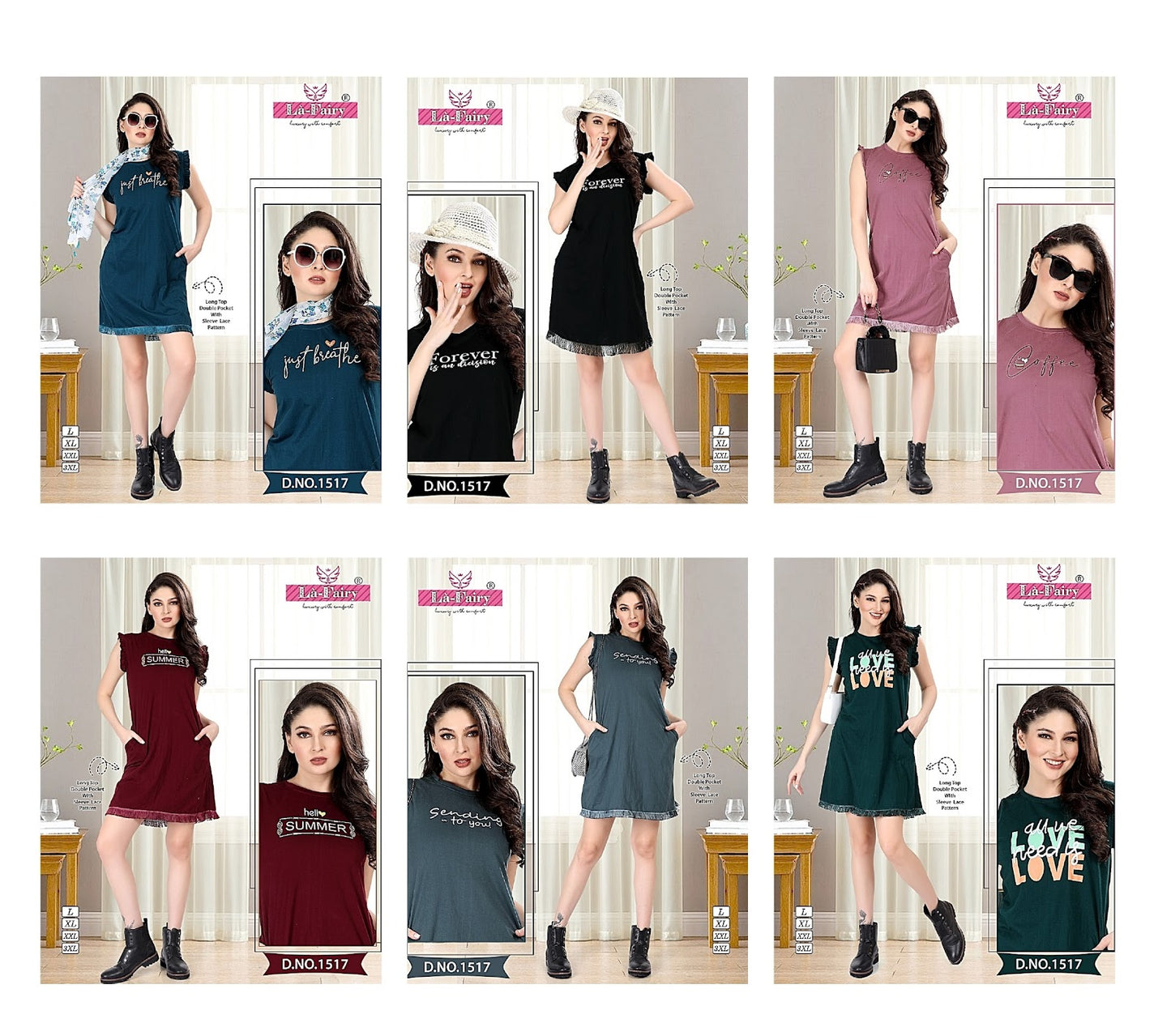 1517 La Fairy Designer Long Top