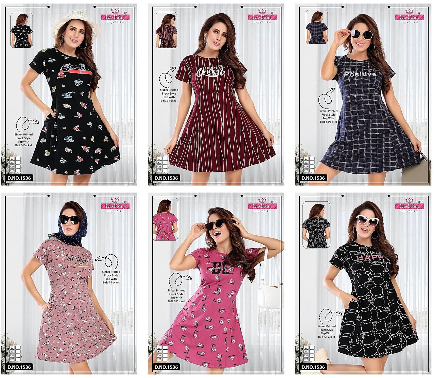 1536 La Fairy Sinker Designer Long Top