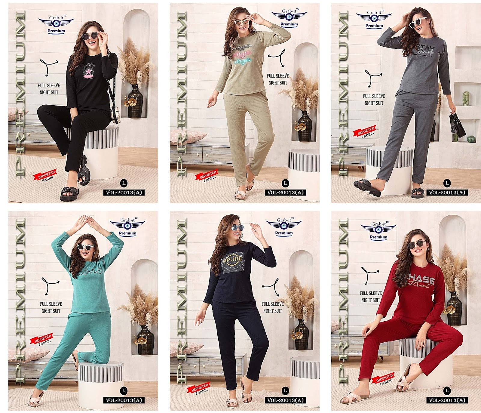 Anne Wintours Tank Top And Shorts Sleepwear 20013-A Grab It