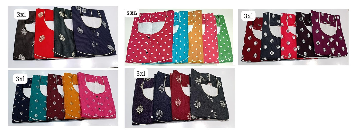 3Xl-2702 Ruchee Fashion Night Gowns