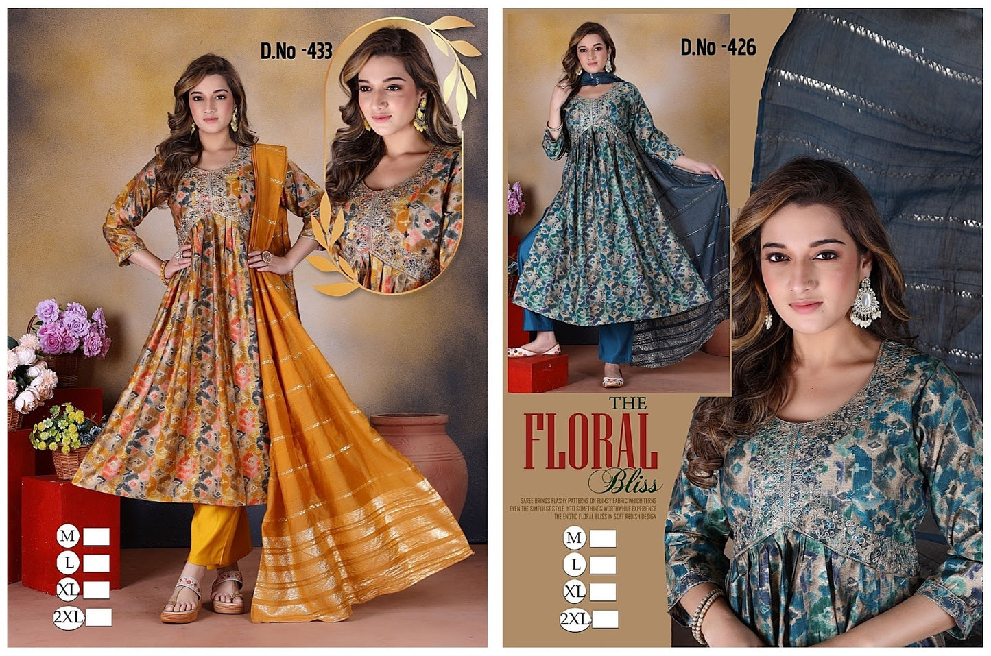 426-433 Ladli Modal Readymade Pant Style Suits