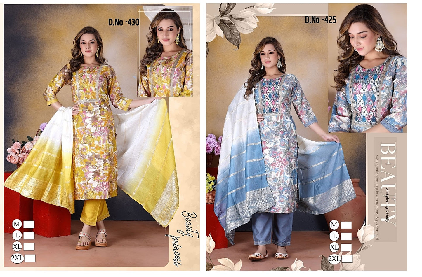 430-425 Ladli Modal Readymade Pant Style Suits