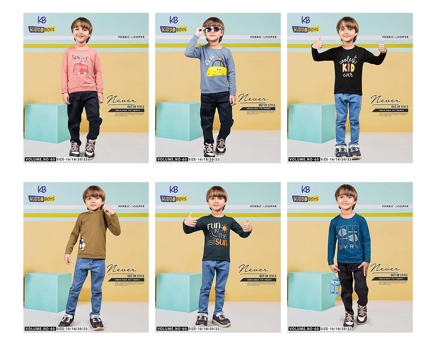60 Kiddo Looper Boys Tshirt
