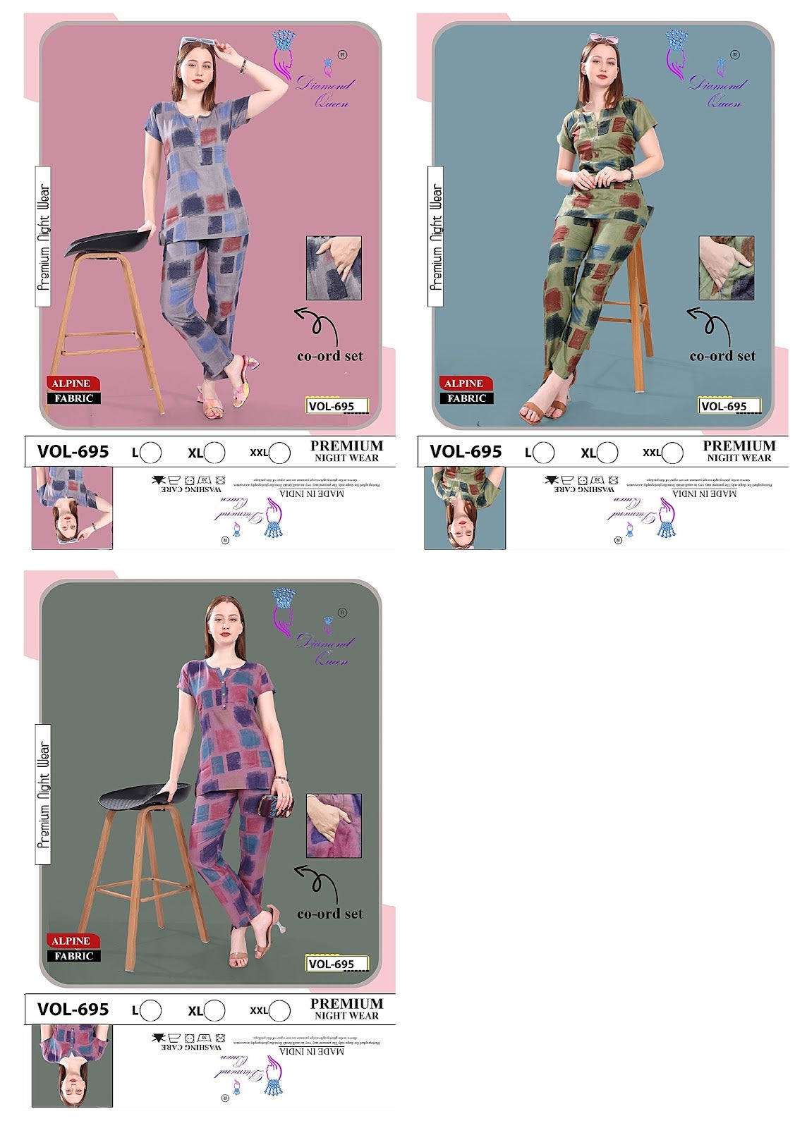 695 Diamond Queen Alpine Co Ord Set