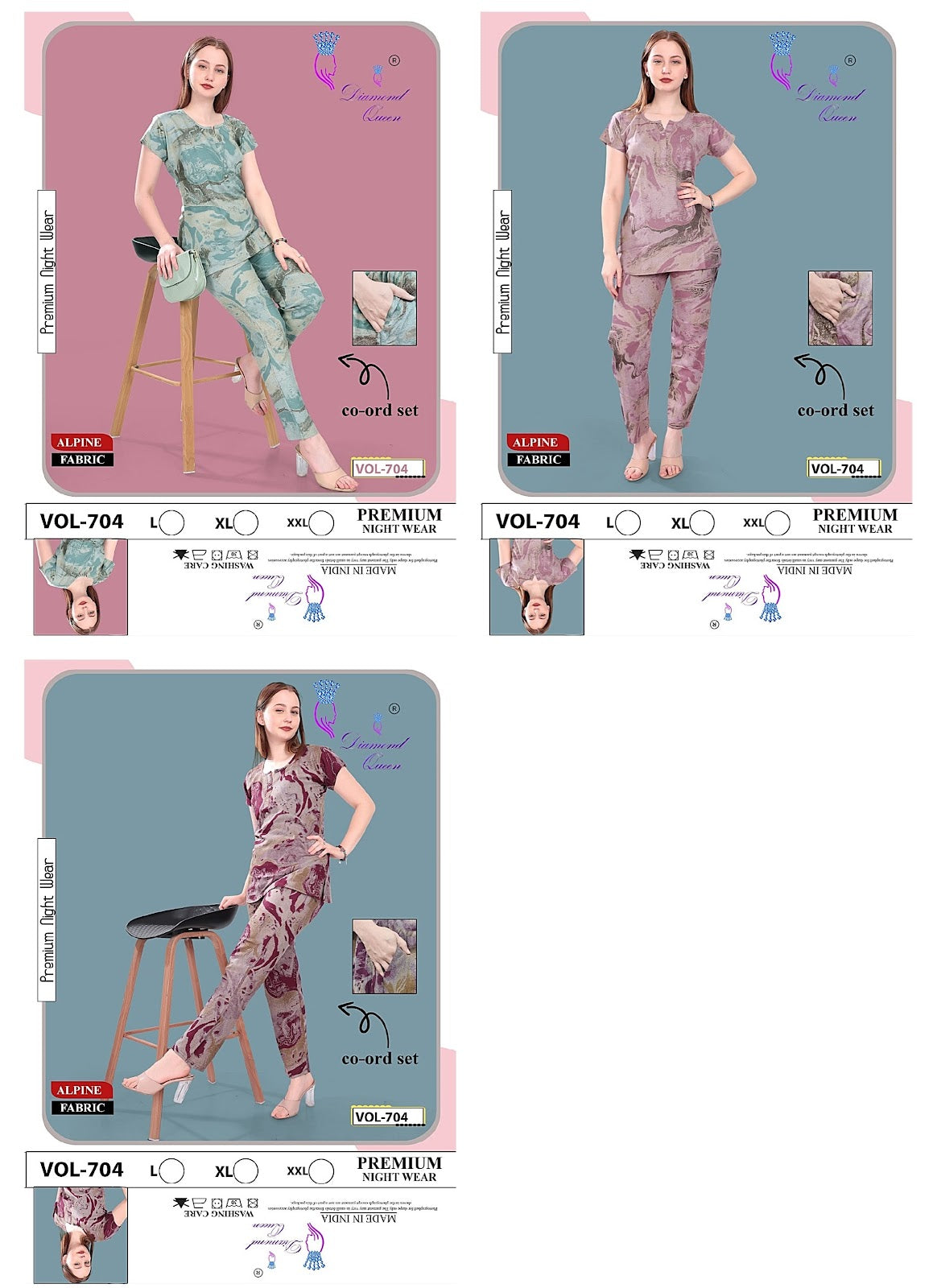 704 Diamond Queen Alpine Co Ord Set