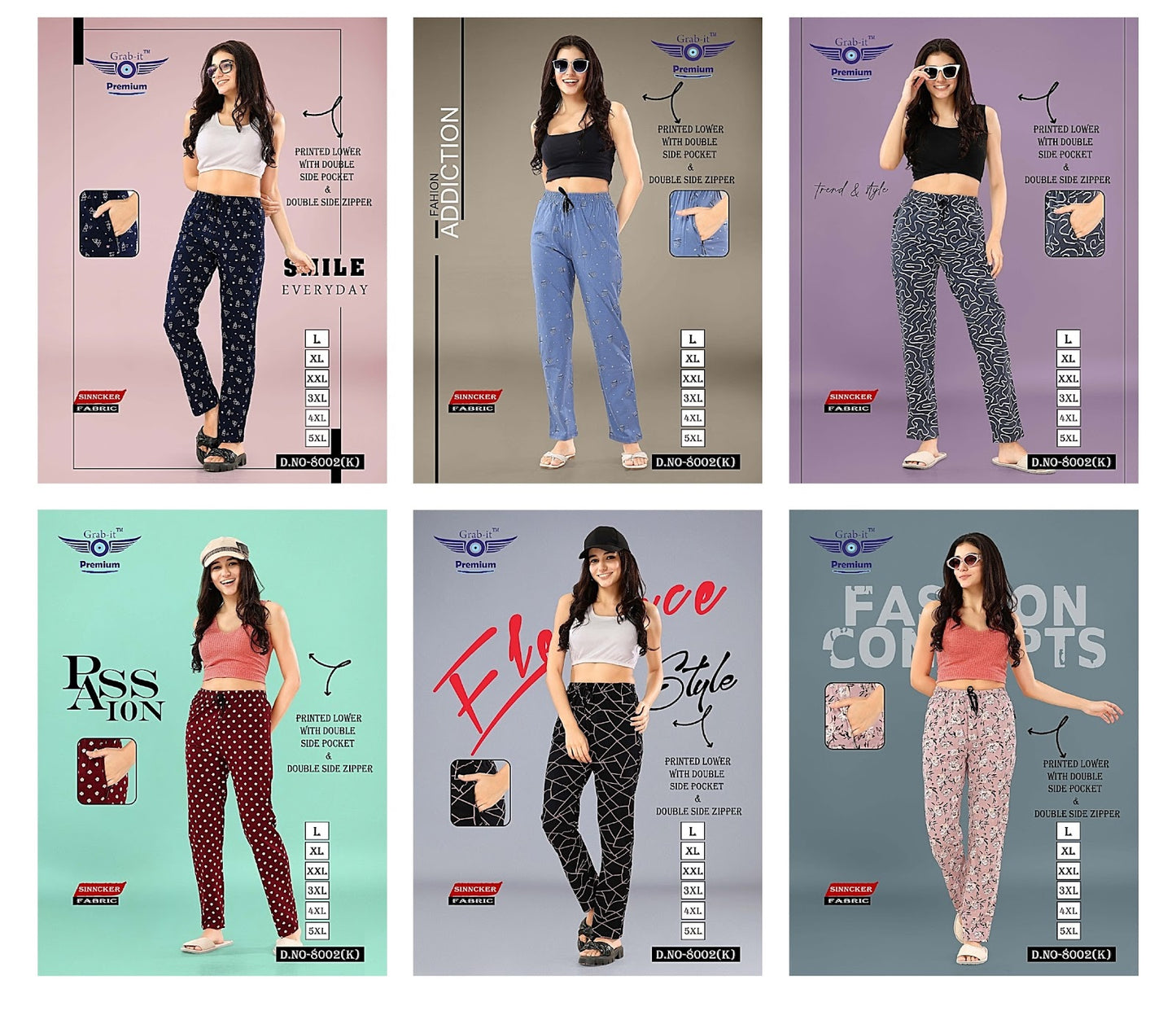 8002 K Grab It Sinker Women Night Lower