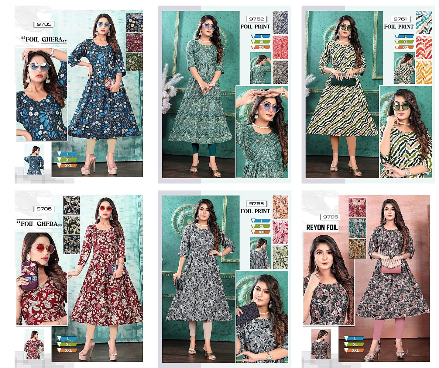 9702323 Mmc Rayon Anarkali Kurtis