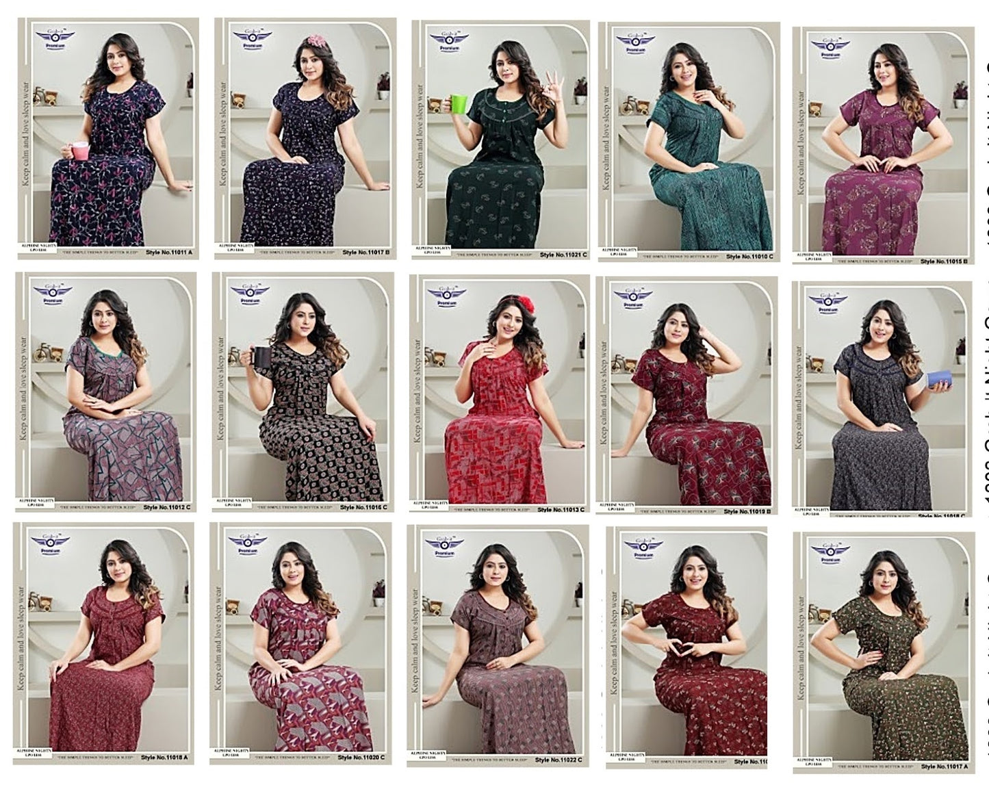 Alpine-1803 Grab It Night Gowns