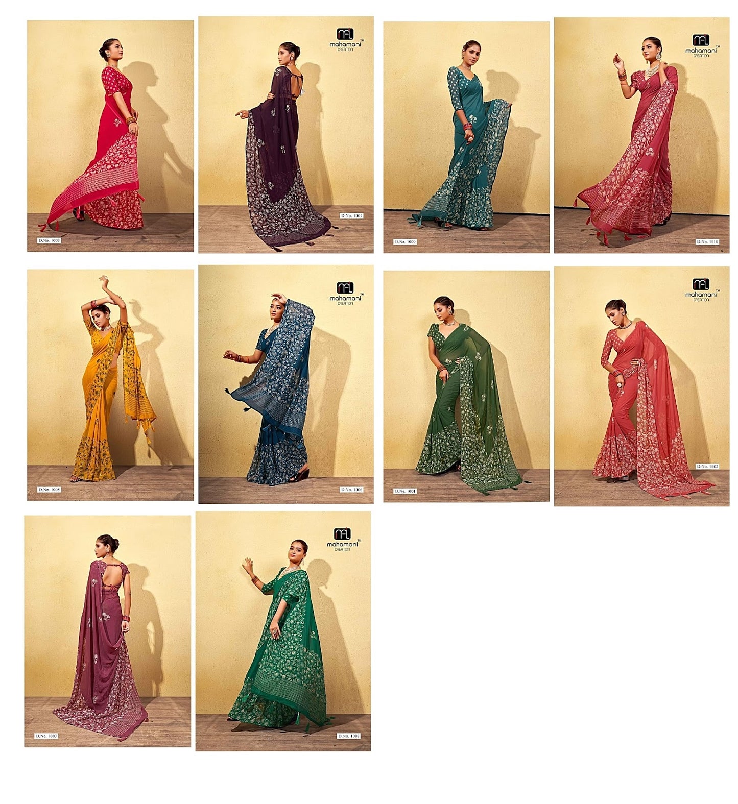 Ankita Mahamani Creation Georgette Sarees