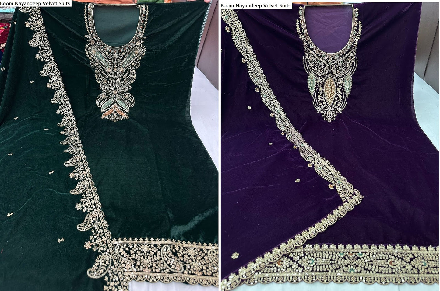 Boom Nayandeep Velvet Suits