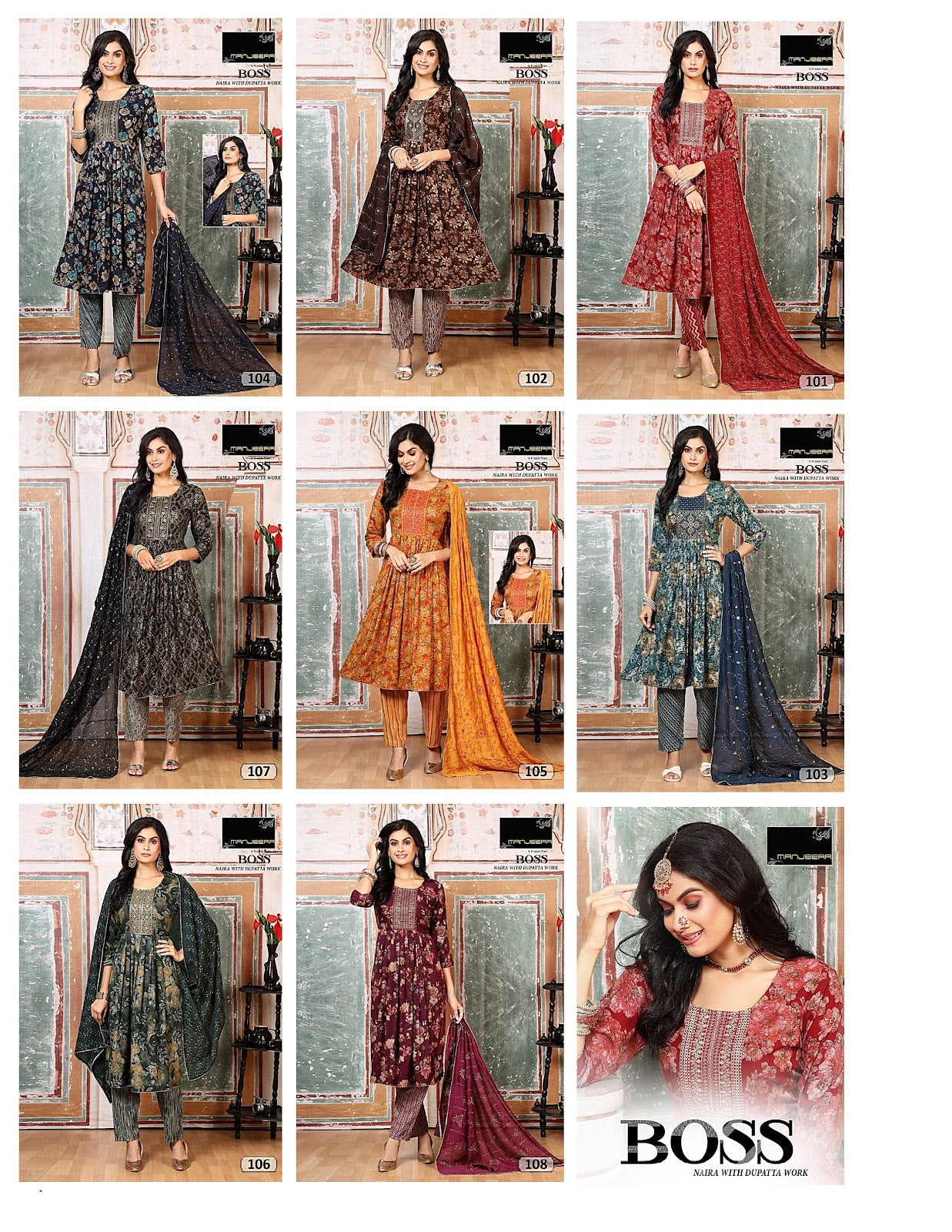 Boss Manjeera Capsule Readymade Pant Style Suits