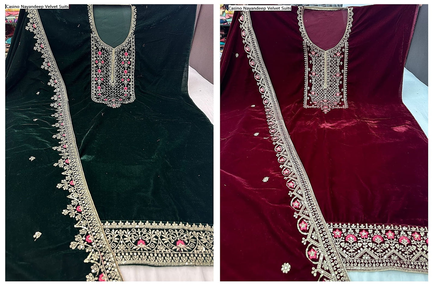 Casino Nayandeep Velvet Suits