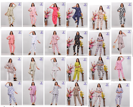Combo Viyaa Rayon Co Ord Set