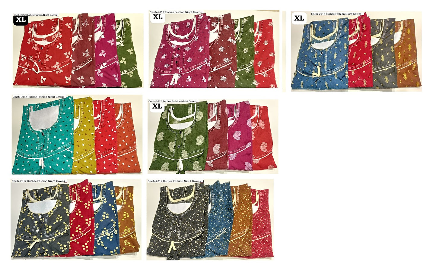 Crush-2012 Ruchee Fashion Night Gowns