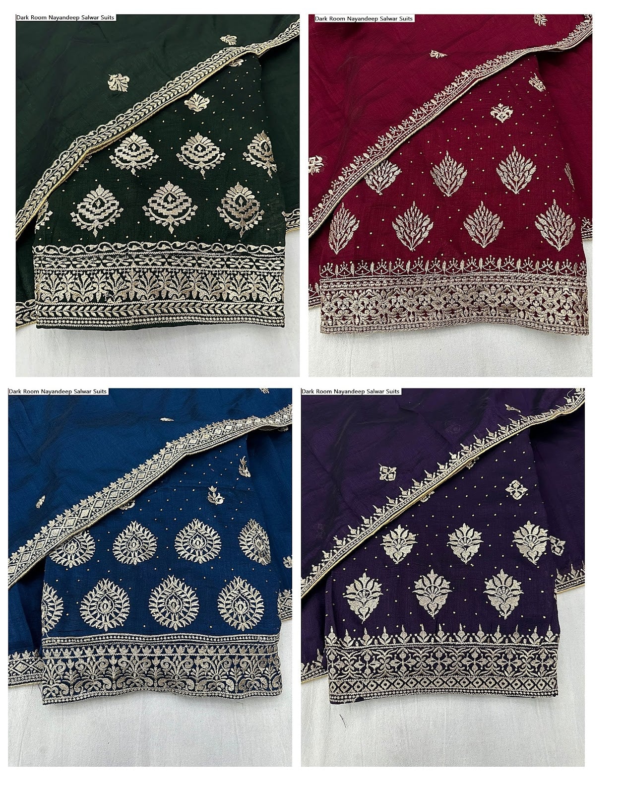 Dark Room Nayandeep Silk Salwar Suits