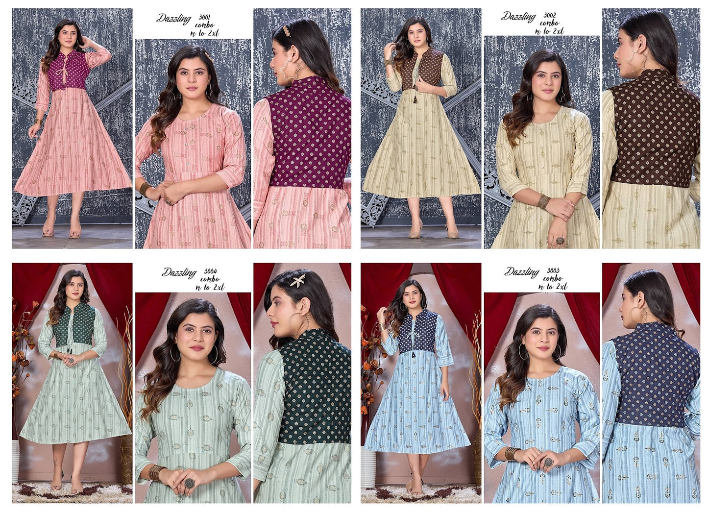 Dazzling Mlm Kalash Lifestyle Rayon Kurti Jacket Set