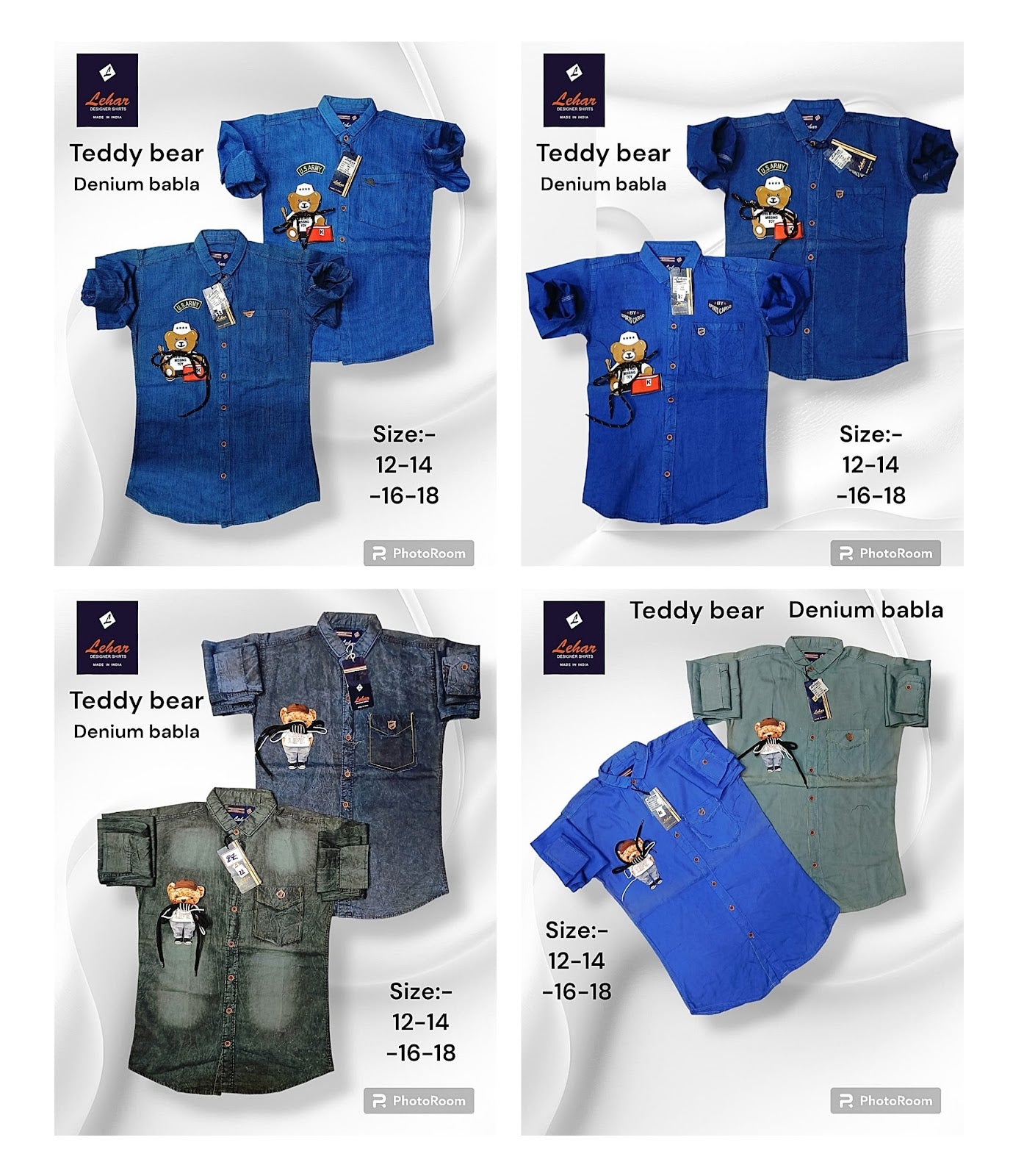 Design-10 Lehar Denim Boys Shirt