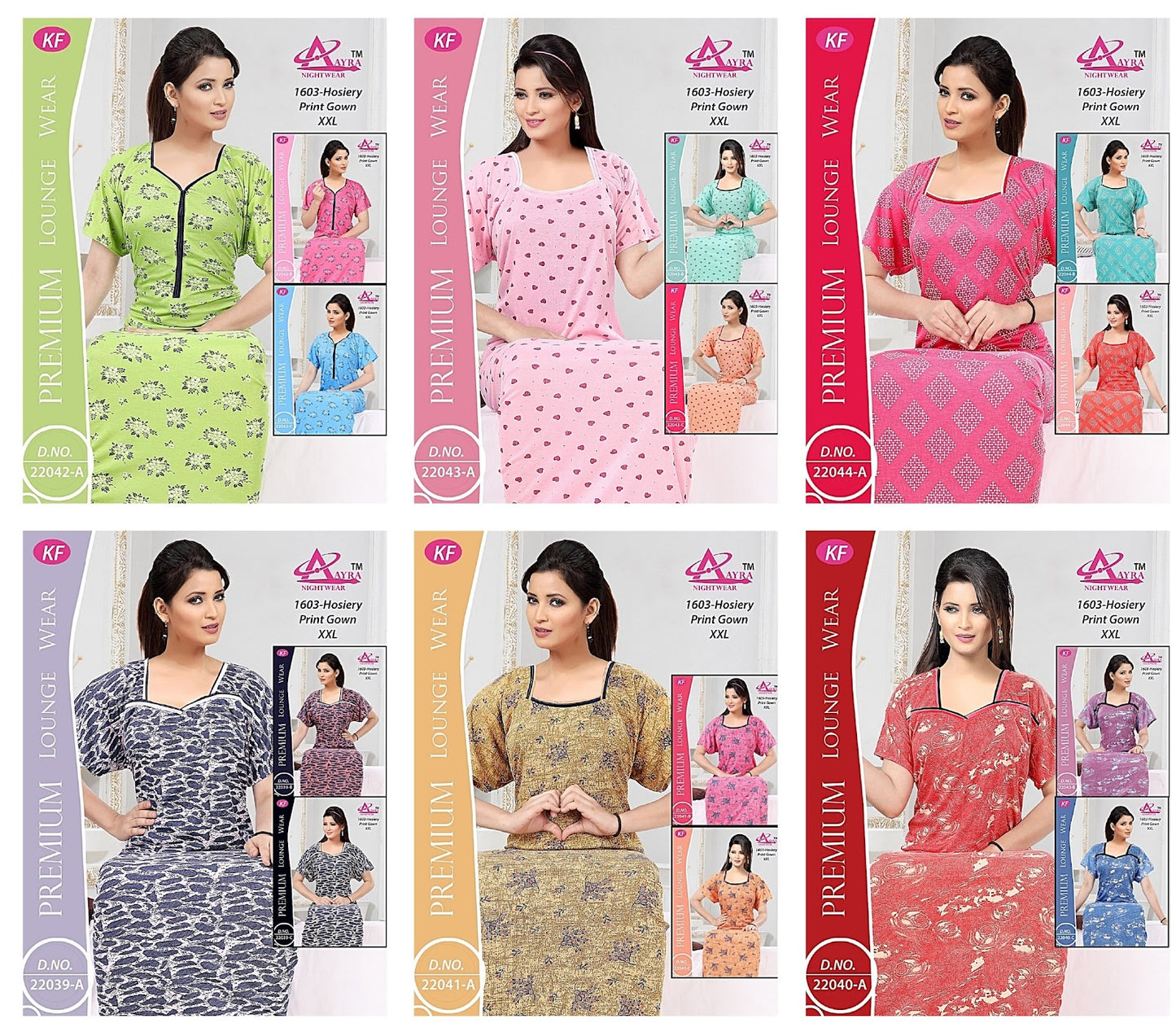Design-12 Aayra Night Gowns