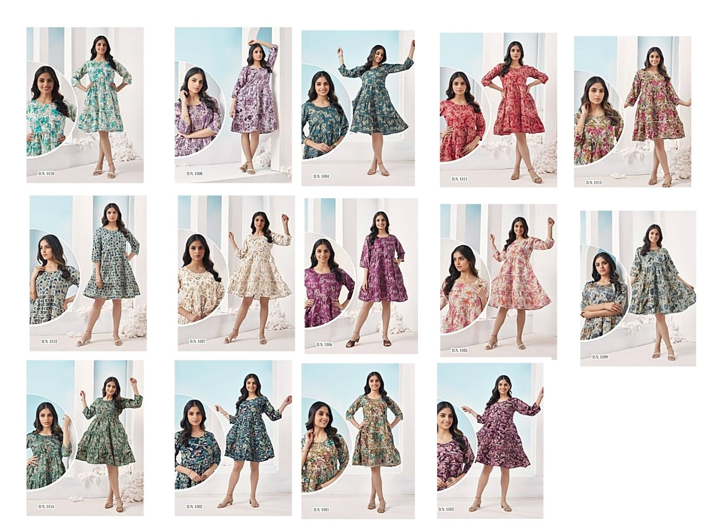 Design 5 Riya Viscose Designer Long Top