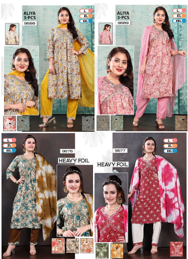 Design 94 Mmc Foil Readymade Pant Style Suits