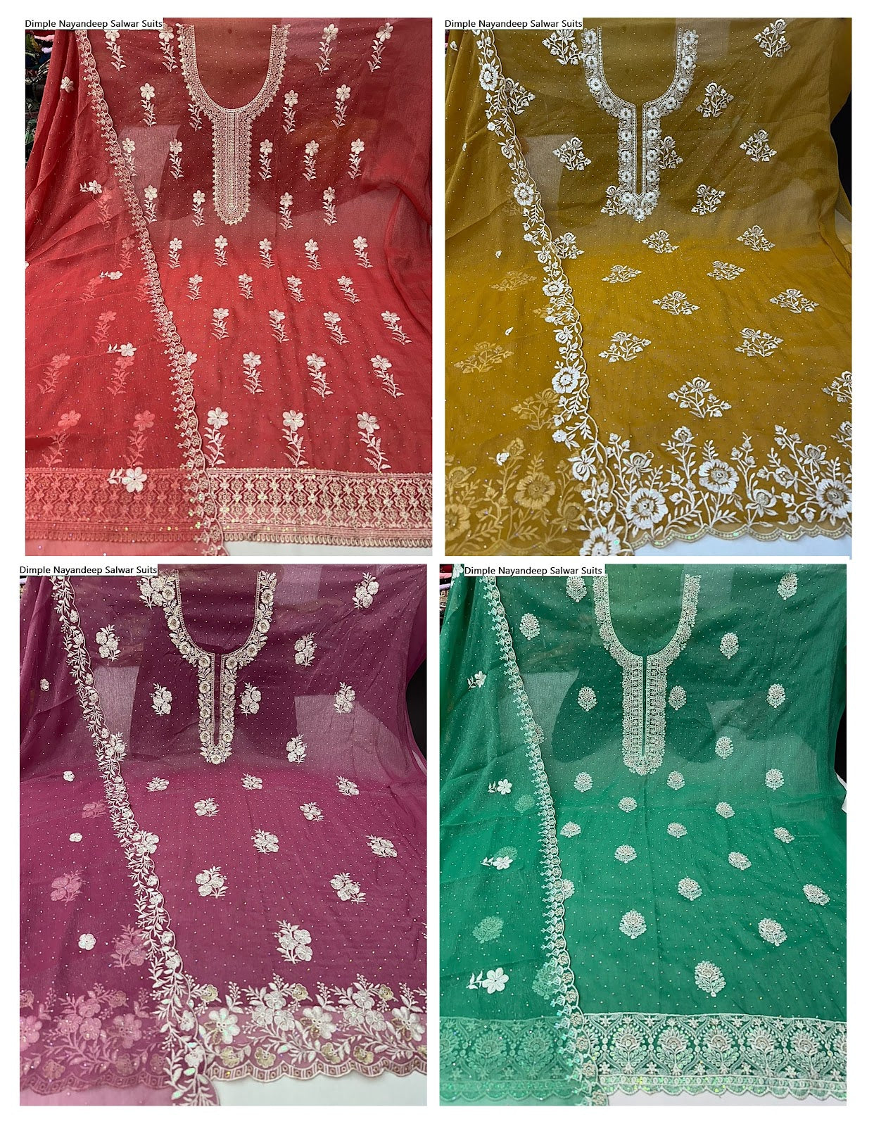 Dimple Nayandeep Viscose Salwar Suits